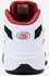 Activ Leather Basketball Sneakers - White, Black & Red