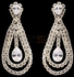 Exquisite Alloy With Zircon&101 Diamond Claw Sliver Necklace/Earring Jewelry Set