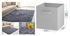 Grey Fluffy Carpet - 7 by 10  Ft with a FREE Grey Multipurpose Storage Box