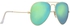 Sunglasses Unisex Green Mirror - Size 55