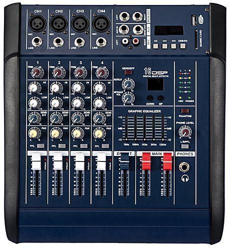 Yamaha Professional 4 Channels Mixer Amplifier With Bluetooth & Phantom Power