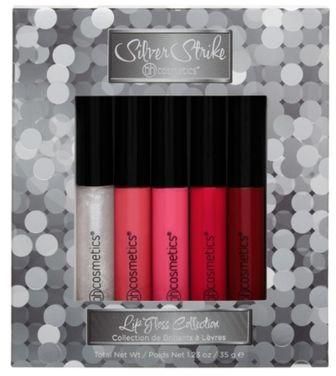 BH Cosmetics Silver Strike Lip Gloss Collection- 5 shades