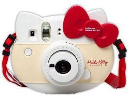 كاميرا صغيرة فوجي فيلم انستاكس ميني هالو كيتي- ابيض/ بيج - كاميرات - كاميرات
