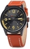 Curren Men's Analog Leather Watch 8215
