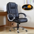 Hometech2u Ergonomic High-Back PU Office Executive Chair (Black)