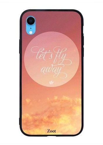 Skin Case Cover -for Apple iPhone XR Lets Fly Away ليتس فلاي أواي