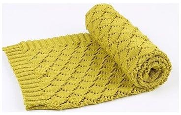 Simple Hollow-Out Knitted Swaddling
