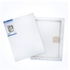 3-Piece Stretched Painting Canvas Board Mixed Sizes White