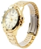 Men's Water Resistant Analog Watch MTP-VD01G-9EVUDF - 45 mm - Gold