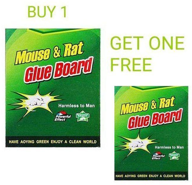 Non-Toxic Mouse Rat Trap Sticky Glue Board, Buy 1 Get 1 Free
