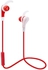 Sports Waterproof Wireless Bluetooth In-Ear Headphone Earphone with mic compatible with Samsung Galaxy S in Red