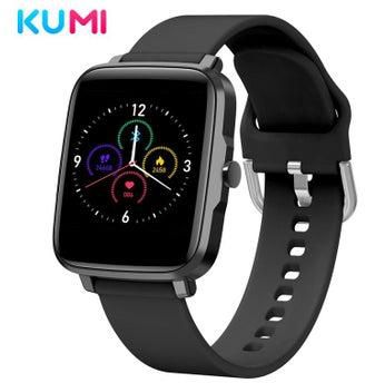 KUMI KU1S Smart Watch Men Women Full Touch Fitness Tracker Blood Pressure Heart Rate Monitor BT5.0 Smartwatch For Android IOS
