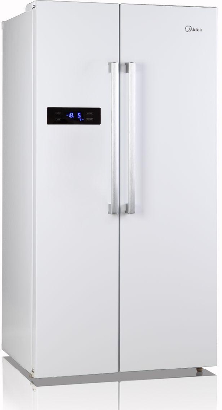 Midea Side by Side Refrigerator , 19 Cu.Ft , Stainless Steel , White , HC689WEN