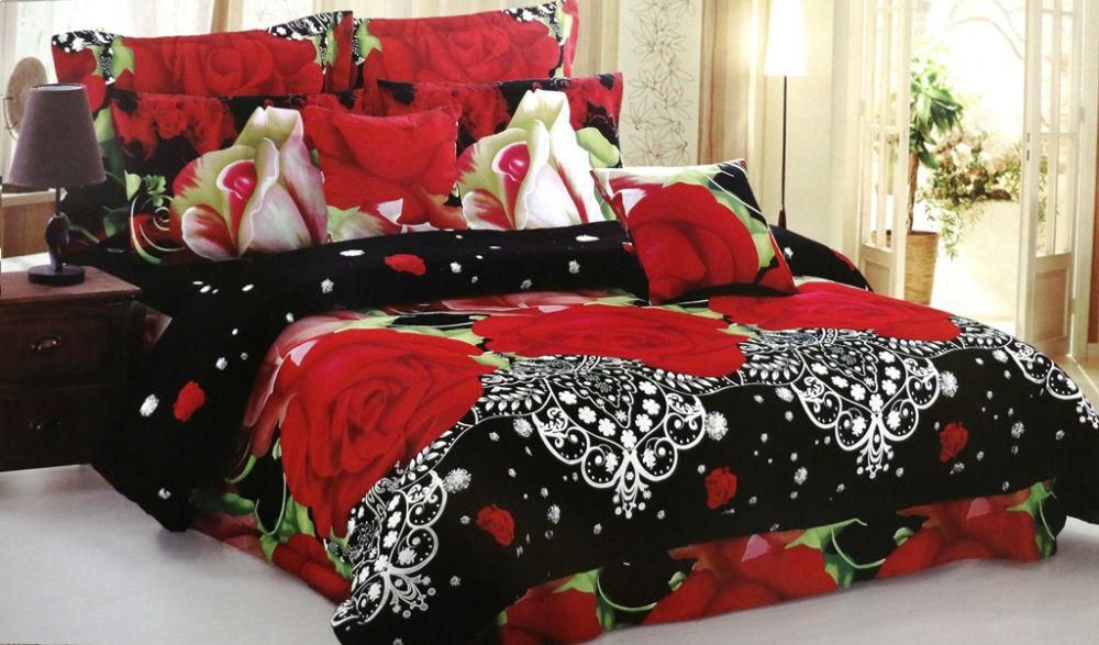 Luxury 3D Comforter set, 8 PCS by Horus, King Size, 3D-115