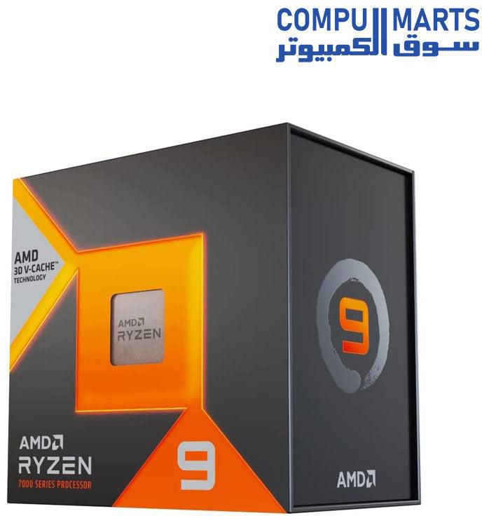 معالج AMD Ryzen 9 7950X3D معالج 16- core و 32-thread desktop.