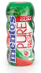 Mentos Pure Fresh Sugar Free Chewing Gum Watermelon Flavour, 24 g