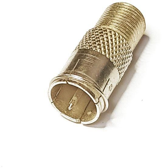 Coaxial Adapter Connector RCA Female Jack To F-Type Male Plug