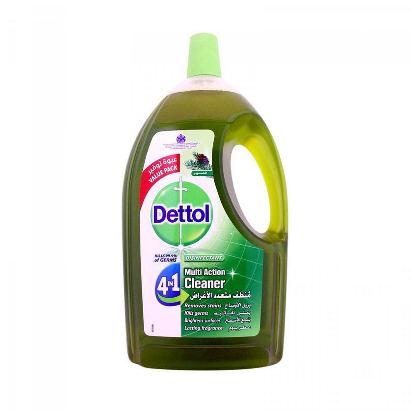 Dettol 4 In 1 Pine Disinfectant 3 Ltr