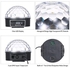 9-LED RGBW Magic Ball Shape Stage Light With Remote Control – AU Plug Black 18watts