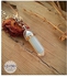 Generic Moonstone Pendant Necklace - Off White & Gold