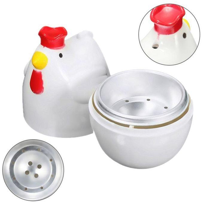 Generic Home Chicken Shaped Microwave 1 Egg Boiler Steamer Cooker Kitchen Cooking Gadget Appliance Egg Cooker Cooking Tool