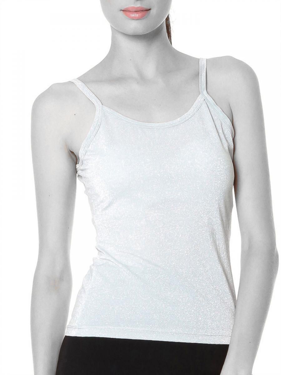 Sleevless Top - Silver For Women Size M