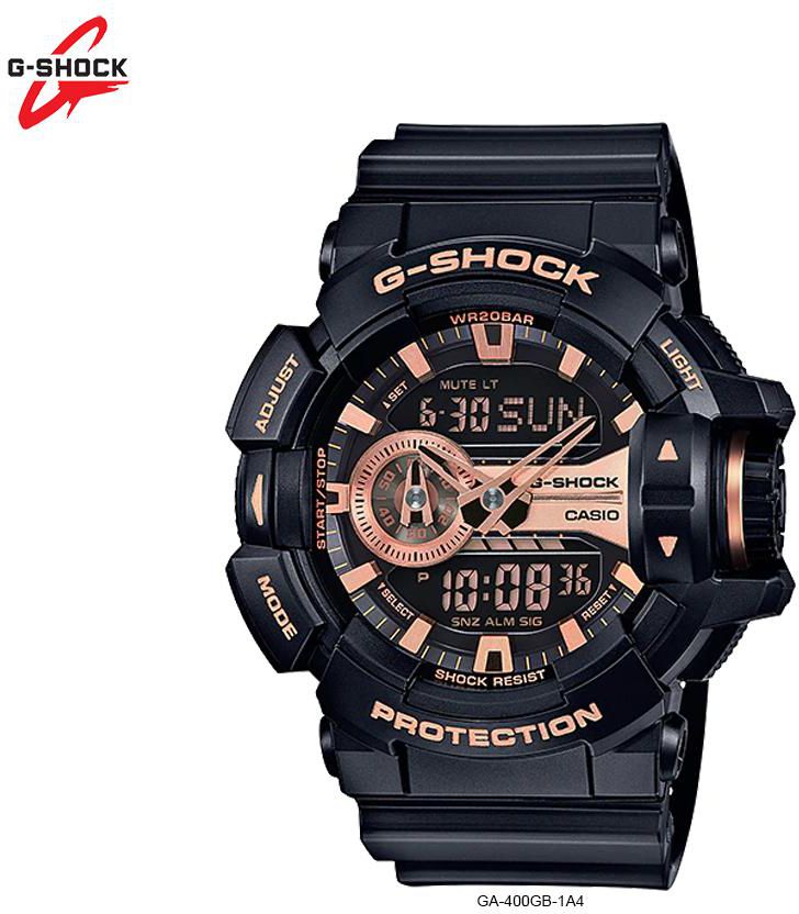 Casio Watch G-Shock GA-400GB Black Gold Series 100% Original (2 Types)