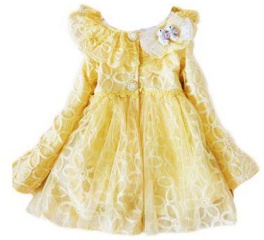 Jacket For Girls 3 - 4 Years , Yellow - Trench Coat