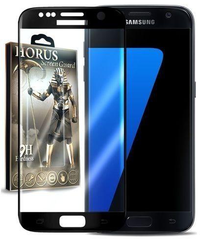 Horus Real Curved Glass Screen Protector for Samsung Galaxy A7 2017 - Black