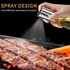 Oil Sprayer For Cooking, Oil Spray Bottle Versatile Glass For Cooking, Baking, Roasting, Grilling - 2Pcs