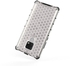 لهاتف Huawei Mate 20X ، غطاء جراب هاتف مضاد للصدمات على شكل قرص العسل - شفاف