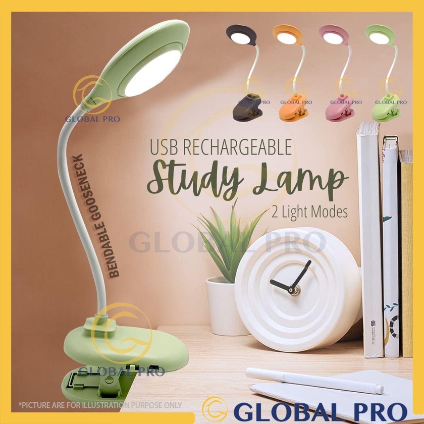 USB Clip Led Desk Lamp Adjustable Table Lamp Bed Reading Book Night Light LED