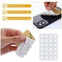 12 Pcs Adhesive Silicone Suction Cup, Suction Phone Case, Silicone Suction Phone Case Adhesive Mount, Non Slip Phone Suction Cup, Suitable for Bathroom Home Kitchen (White)