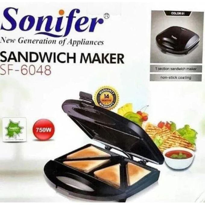 Sonifer (SF-6048) صانع ساندوتش/ توست - 750 وات