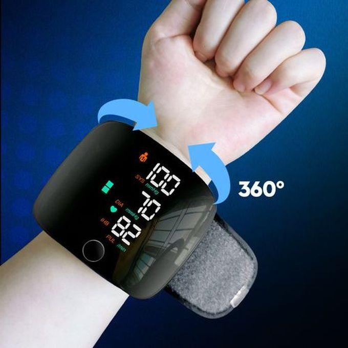 Rechargeable Wrist Blood Pressure & Heart Rate Monitor
