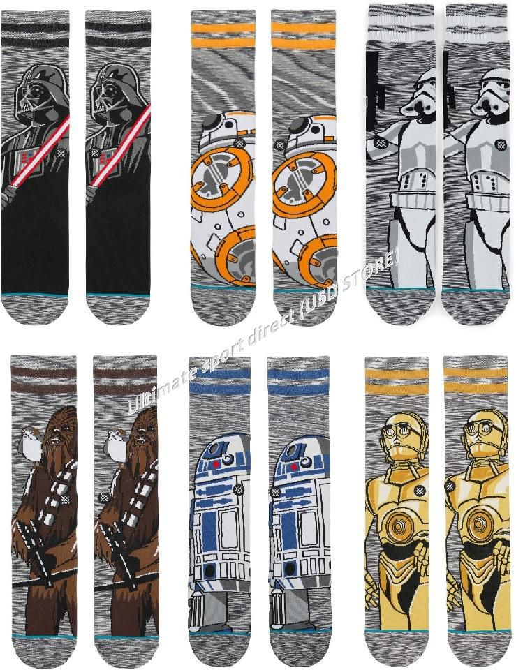 Stance Men's Star Wars Classic Crew Height Men's Socks - Size L (6 Colors)