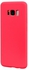 غطاء حماية واقٍ لهاتف سامسونج جالاكسي S8 بلس أحمر