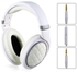 Yongle EP11 Fashion design Bass 3.5mm music Headphones Headset with Mic for All Smart Phone White