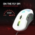 Redgear A-15 Wired Gaming Mouse with RGB, Semi-Honeycomb Design and Upto 6400 dpi for Windows PC Gamers(White)