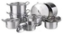 14-Piece Stainless Aluminium Cookware Pot Sufuria Set{heavy duty} plus 6 silver spoon