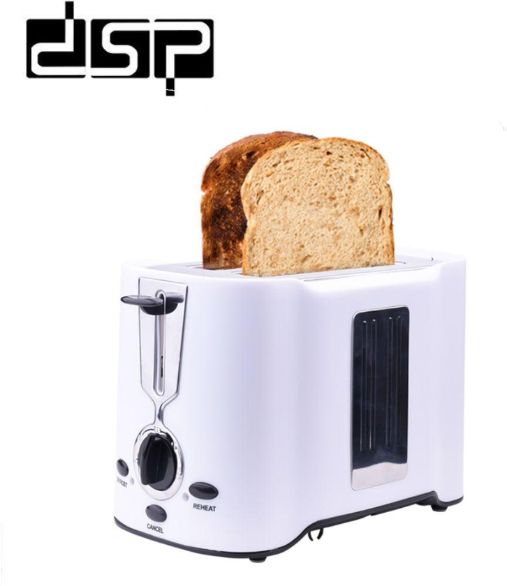DSP Toaster 750W 220—240V 2 Slices Warm Liner Household Bread Baking Machine KC2038 EU/UK Plug