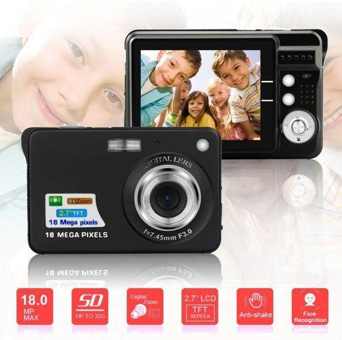 Portable Digital Camera Mini Camera 2.7" 720P 18MP 8x Zoom TFT LCD HD Anti-Shake Digital Video Camera Camcorder With Microphone DNSHOP