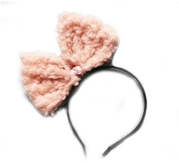 Bowknot Hair Band Pink/Black