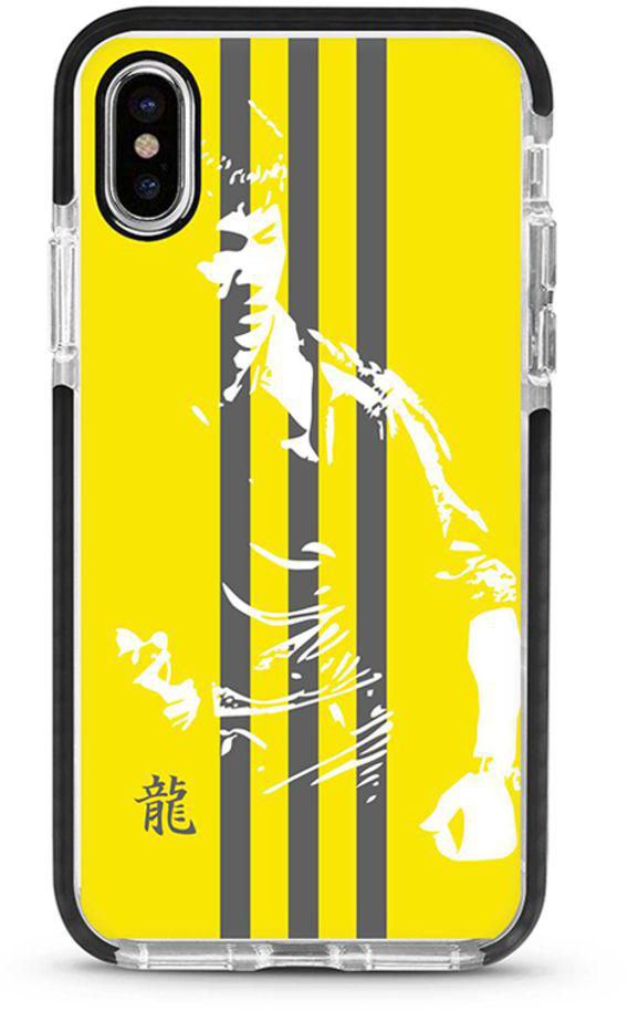 Protective Case Cover For Apple iPhone X/XS Fighter - Bruce Lee Full Print