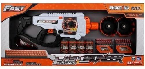 SOFT BULLET SHOTTING GUN - Electric Soft Bullet Gun Soft Bullet Shooting Gun For Boys Indoor & Outdoor Play Sets