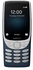 Nokia 8210,4G Dual Sim Feature Phone, 128MB Stoarage, 48MB RAM, Blue, TA-1485 DS GCC