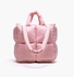 Jaexest Puffer Tote Bag Large Qilted Lightweight Padded Shoulder Bag, Pink