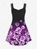 Plus Size Sleeveless Floral Print Crisscross Sundress - 2x | Us 18-20
