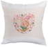 The Newborn Printed Cushion Cover Beige/White/Pink 40 x 40cm