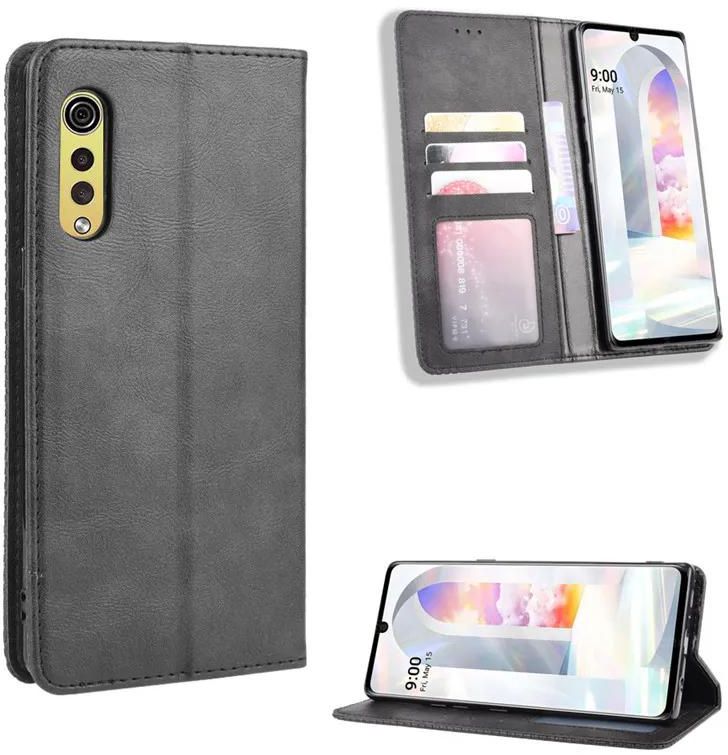 Flip Cover for LG G8S G8X V60 G7 V50 G8 ThinQ K50 Q60 K20 K30 X2 X6 2019 Q70 K51S K41S K61 K40S K50S Stylo 5 6 7 W30 W10 Q7 Plus Alpha Velvet Wing 5G k92 Wallet Leather Phone Case 